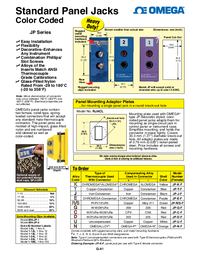 Thumbnail of document Data Sheet - JP-C-F Standard Size Thermocouple Panel Jack Connectors
